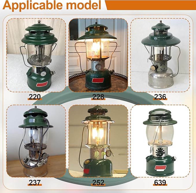 SUNJIKA Camping Kerosene Lamp Silicone Tank Base Protector for Coleman Lanterns, Scratch-Resistant, Enhanced Stability Camping Lantern Part,Suitable for Coleman Lanterns 220.228.236.237.252,639