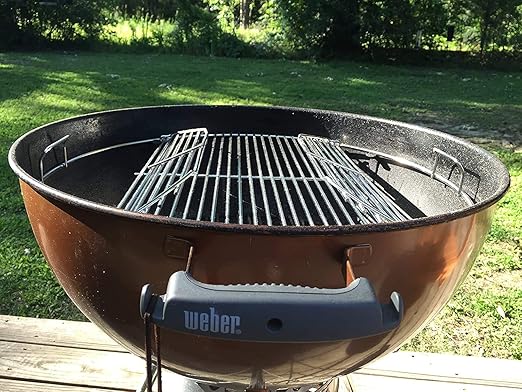 Noa Store 22 Inch Stainless Steel Grill Grate Round Hinged Cooking Grill Grate Used as Replacement Grill Grate, Fire Cooking Grate and BBQ Grill Grates Replacement