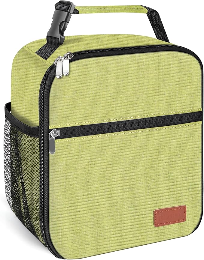 Lunch Box for Men & Women Durable Lunch Bag for Adults Reusable Small Lunchbox Green