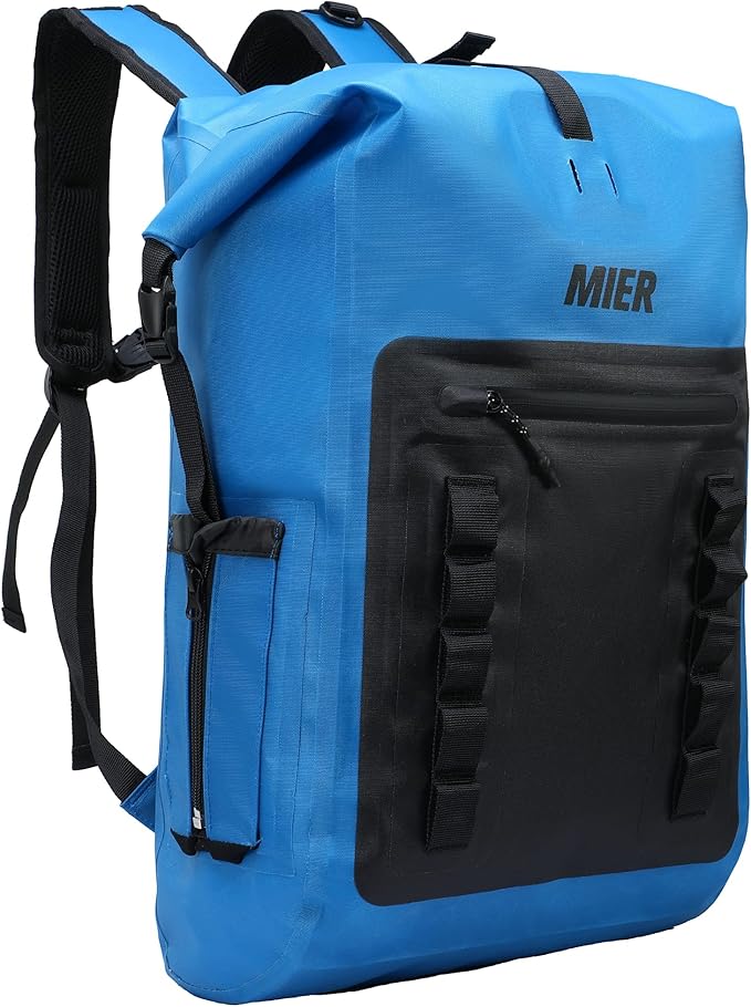 MIER Dry Bag Waterproof Backpack 30L Dry Sack Heavy Duty Roll-Top Closure for Kayaking, Beach, Boating, Swimming, Surfing