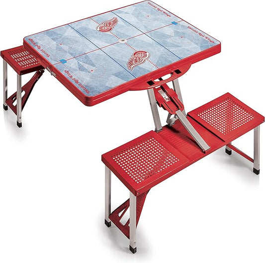 PICNIC TIME NHL Unisex-Adult NHL Picnic Table Portable Folding Table with Seats