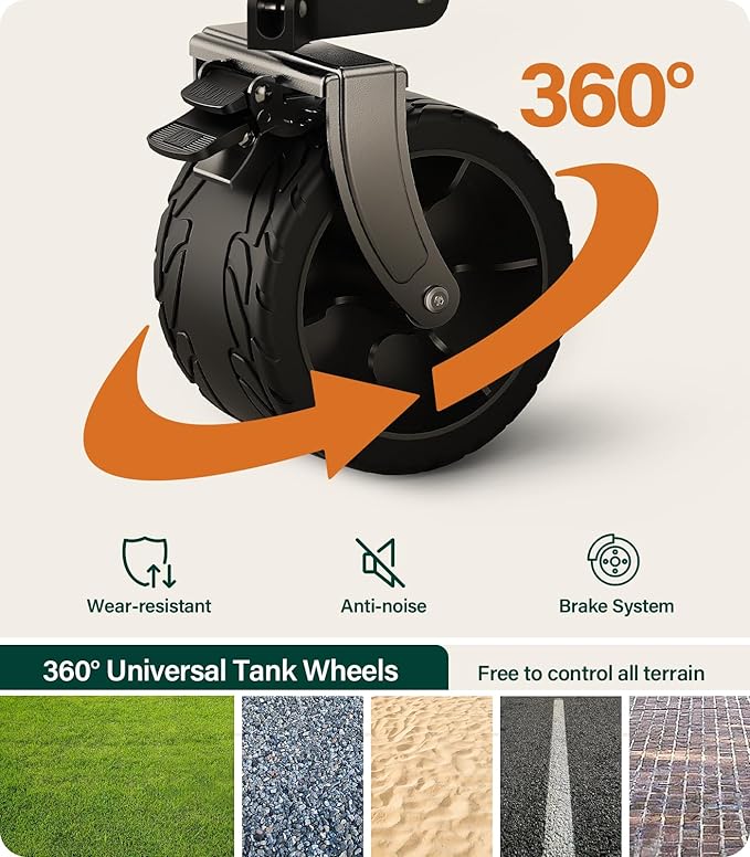 440Lbs Collapsible Wagon Cart,Beach Wagon with Big Wheels,Utility Wagons with Weight Capacity,Heavy Duty with Excellent Steering, Ideal for Camping,Gargen,Transport,Outdoor Sports