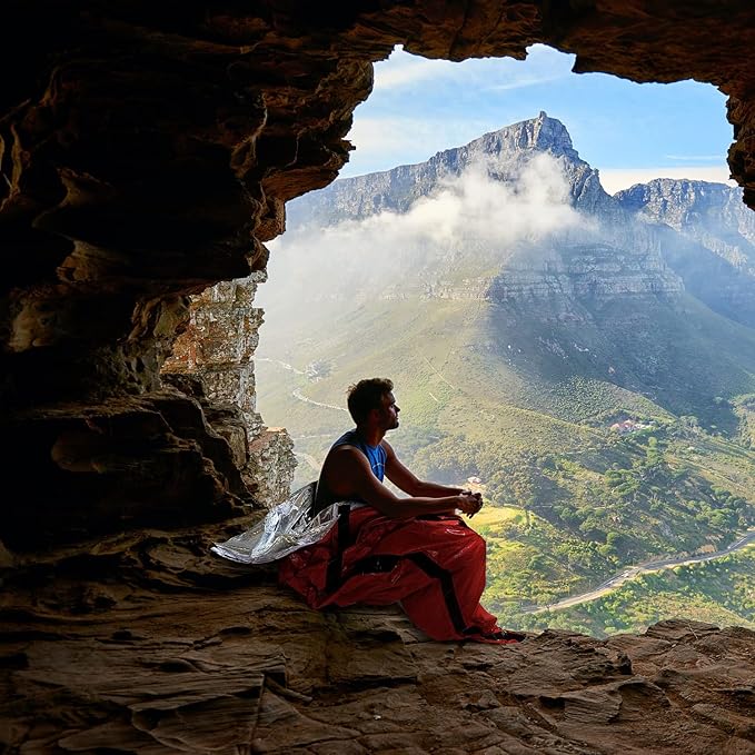 Emergency Sleeping Bags 2 Pack | Portable Emergency Blanket Survival Gear