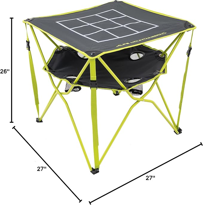 ALPS Mountaineering Eclipse Portable, Compact Camping and Game Table with Carry Bag