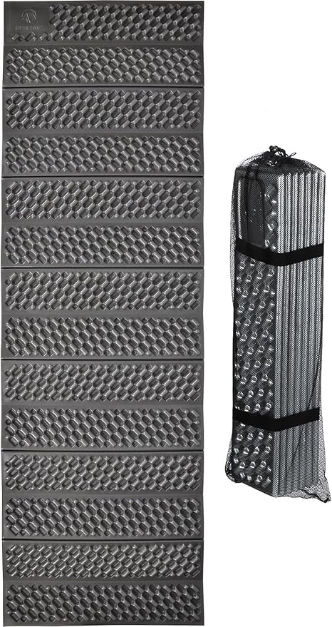 REDCAMP Foldable Foam Camping Pads for Sleeping, Waterproof Closed Cell Foam Camping Sleeping Pad - Ultra-Lightweight for Hiking & Backpacking, R-2.1 Insulated, Royal Blue/Grey/Green/Brown/Khaki