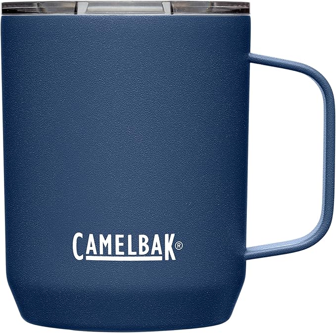 CamelBak Horizon 12oz Camp Mug - Insulated Stainless Steel - Tri-Mode Lid - Navy