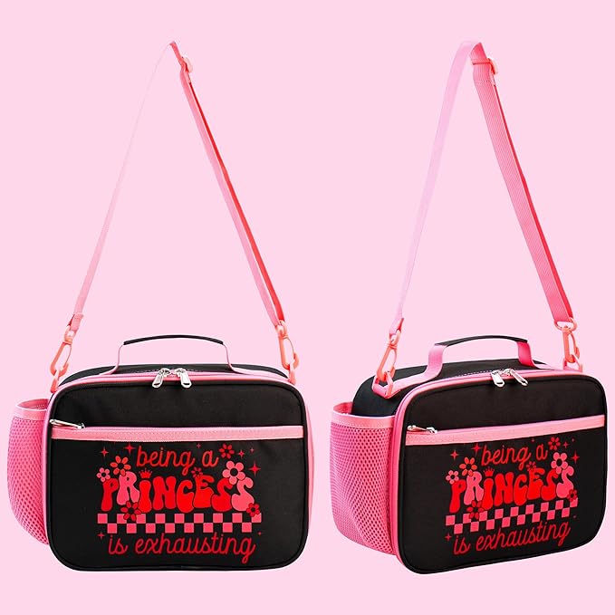 RLGPBON Kids Lunch Box for Girls Lunch Bag Insulated Durable Lunch Box Children Lunch Tote Bag for School