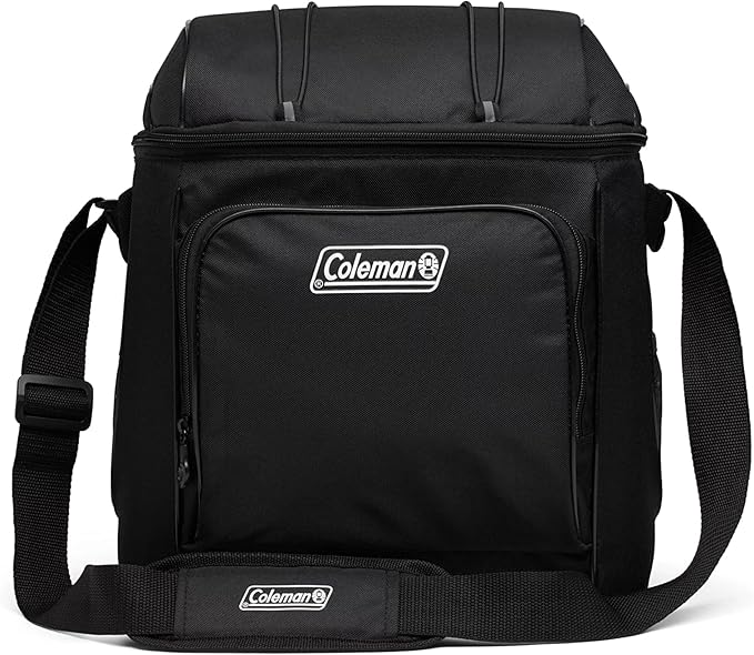 Coleman Chiller Insulated Soft Cooler, Leakproof 9/16/30 Can Cooler with 12+ Hour Ice Retention, Made with Recycled Materials, Great for Lunch, Camping, Beach, Pool, Sports, & More