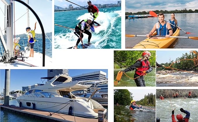 8/10/12mm x 5/10/20/30meter Static Rope Climbing Rope Marine Rope Anchor Rope Boat Rope Rappelling Rope Float Rope Tree Swing Rope Reflective