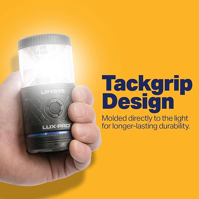 LUXPRO Waterproof, Floating Rugged Camping LED Lantern w/340 Lumens - LP1515