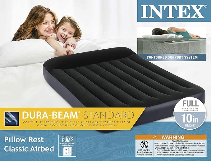 Intex Dura-Beam Standard Pillow Rest Classic Airbed Series