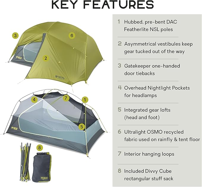 NEMO Equipment Dragonfly OSMO Ultralight Backpacking Tent
