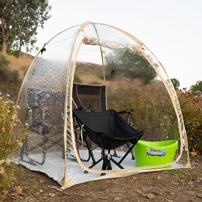 Pop-Up Sports Tent, Transparent Bubble Tent, Weatherproof Igloo Tent, Clear Tent for Winter Sports, Cold Weather Tent