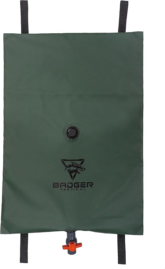 25 Gallon Food Grade Water Bladder/Tank-Includes Brass Fittings for Quick Garden Hose Connection/Camping Gear/Survival Kit/Rain Barrel Alternative/Emergency Water Storage