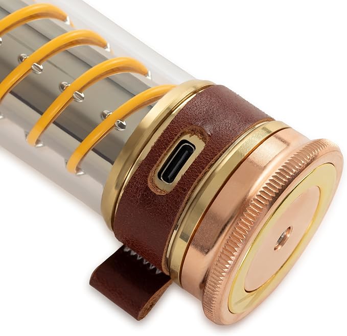 Barebones Edison Light Stick – Brass, USB Rechargeable LED Lantern and Flashlight with 7 Modes, 40+ Hour Run Time, Camping Essentials with Magnetic Base