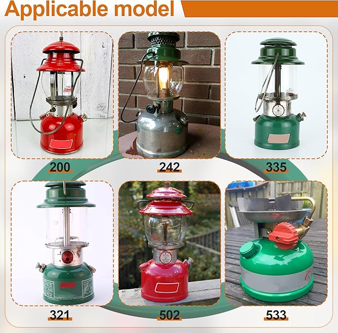 Camping Kerosene Lamp Silicone Tank Base Protector Gasket for Coleman Lanterns, Scratch-Resistant, Enhanced Stability Camping Lantern Part,Suitable for Coleman Lanterns 200.242.335.321.502,533
