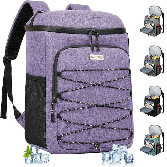 Cooler Backpack Insulated Leak Proof 30 Cans for Men Women,Waterproof Soft Cooler Bag，Lightweight Ice Chest Lunch Backpack for Beach Camping Picnic Travel Worksite Fishing
