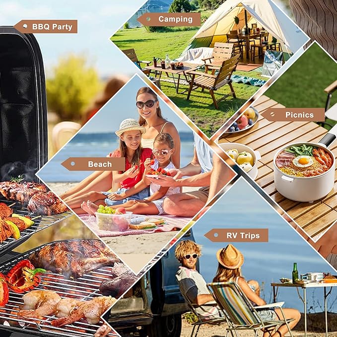 Camping Essentials Cooking Utensils Set, 26/32Pcs Outdoor Camping Kitchen Cookware Stainless Steel Accessories Set Camping Gear Must Haves Grilling and Camping Cooking Utensils Set