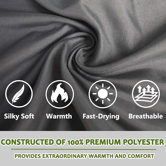 Frelaxy Sleeping Bag Liner, XL Travel Sheet & Camping Sheet for Backpacking, Hotel, Hostels & Traveling, Comfy & Easy Care, Full-Length Zipper/No Zipper