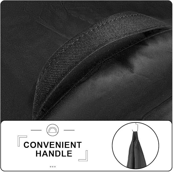 Grisun 7139 Grill Cover for Weber Spirit 300 Grills, Spirit 310, E310, S310, E330 and E315, Waterproof and UV-Resistant Gas Grill Cover, Heavy Duty BBQ Cover, 51 inches, Black