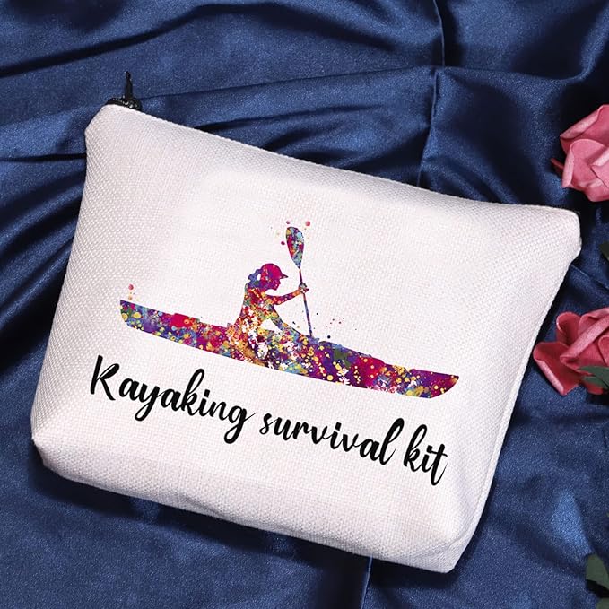 POFULL River and Lake Kayak Lover Gift Kayaking Survival Kit Gift For Kayaker (Kayaking survival kit bag)