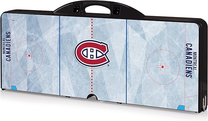 PICNIC TIME NHL Unisex-Adult NHL Picnic Table Portable Folding Table with Seats