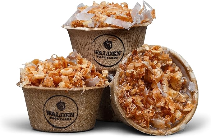 Walden Backyards Natural Sure-Fire Starters - Fire Starters for Campfires, Fire Pits, Grills & BBQ - Waterproof & Weather-Resistant - 24 Pack