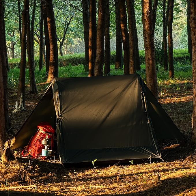 Ultralight Trekking Pole Tent for 1-2 Person,Lightweight Backpacking Tent,Waterproof Windproof Tents for Climbing,Camping,Hiking,Trekking