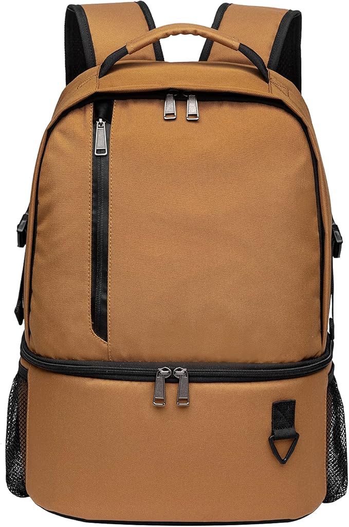 TUGUAN Insulated Cooler Backpack 38/42 Cans Double Deck Leakproof Lightweight Soft Lunch Backpack Small Cooler Bag Beach Picnic