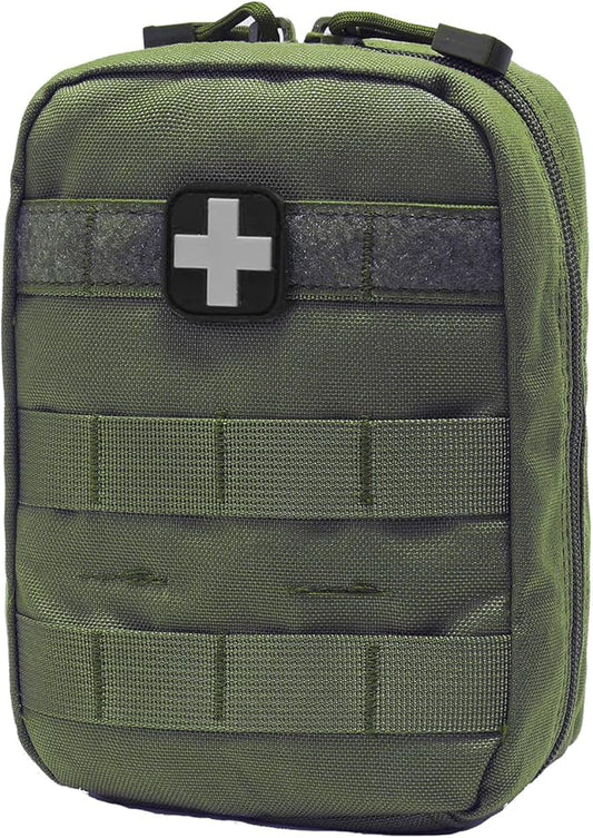Carlebben EMT MOLLE Ifak Pouch Tactical MOLLE Medical First Aid Kit Utility Pouch Olive