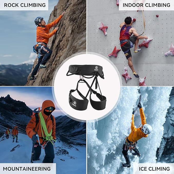 KAILAS B3 Rock Climbing Harness Men Adjustable Roofing Harness Indoor Climbing Rappelling Harness Women Protect Durable