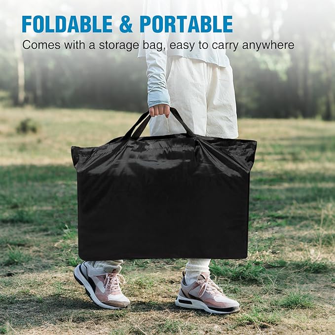 REDCAMP Foldable Foam Camping Pads for Sleeping, Waterproof Closed Cell Foam Camping Sleeping Pad - Ultra-Lightweight for Hiking & Backpacking, R-2.1 Insulated, Royal Blue/Grey/Green/Brown/Khaki