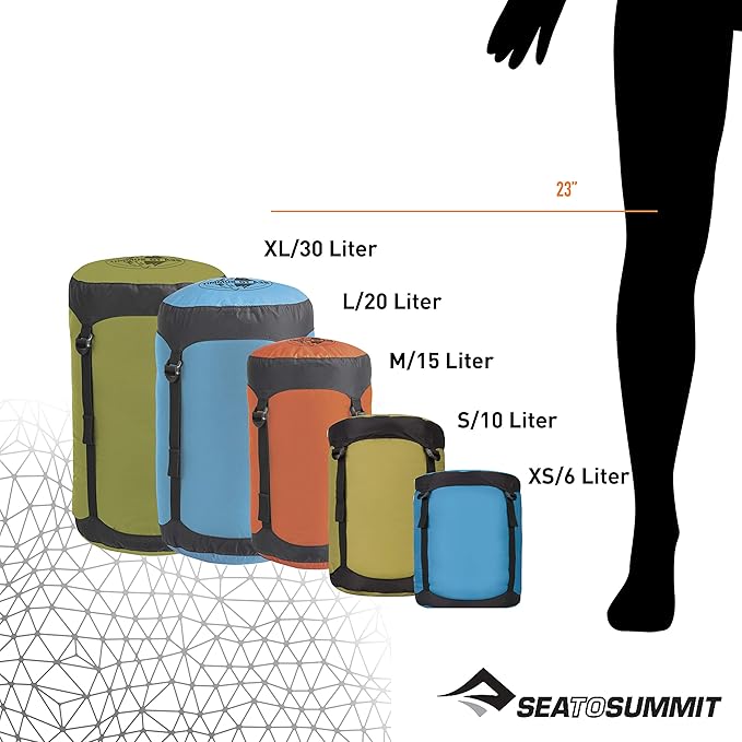 Sea to Summit Nylon Compression Sack, Space-Saving Outdoor and Travel Storage
