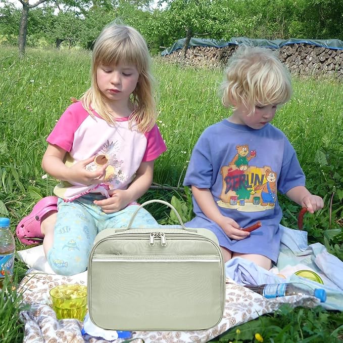 CAMTOP Lunch Box Kids Insulated Lunch Bag Small Cooler Thermal Meal Thermal lunchbox for Girls Boys School Picnics