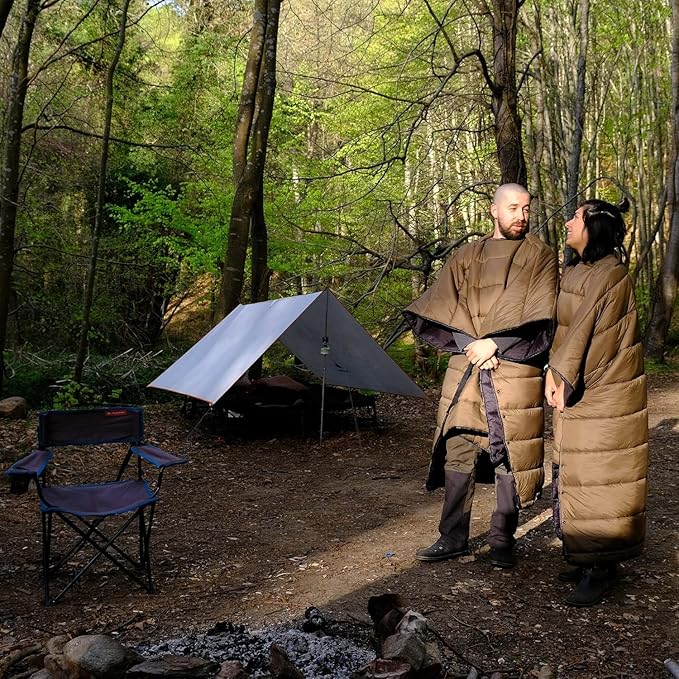 Onewind Hammock Top Quilt with Footbox, Lightweight and Portable Sleeping Quilt Camping Sleeping Bag for Backpacking and Hiking