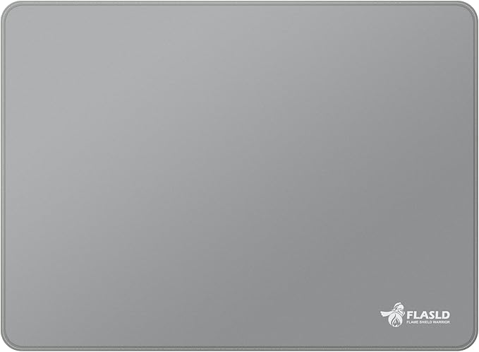 FLASLD Under Grill Mat 36x48 Inch, BBQ Grilling Pad Washable Floor Mat to Protect Decks and Patios from Grease Splatter and Grill Heat, Fireproof Fireplace Hearth Mat, Gray