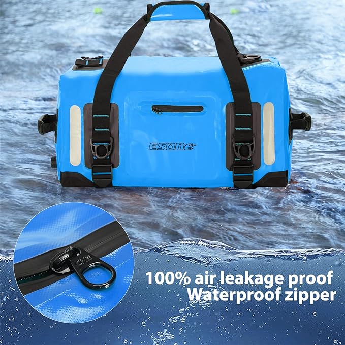 ESONE Dry Bags Waterproof Backpack for Men/Women Dry Bags for Kayaking Waterproof Backpack for Travel Dry Bag Backpack Waterproof Duffel Bag Applicable Boating Camping Paddle Board Surfing
