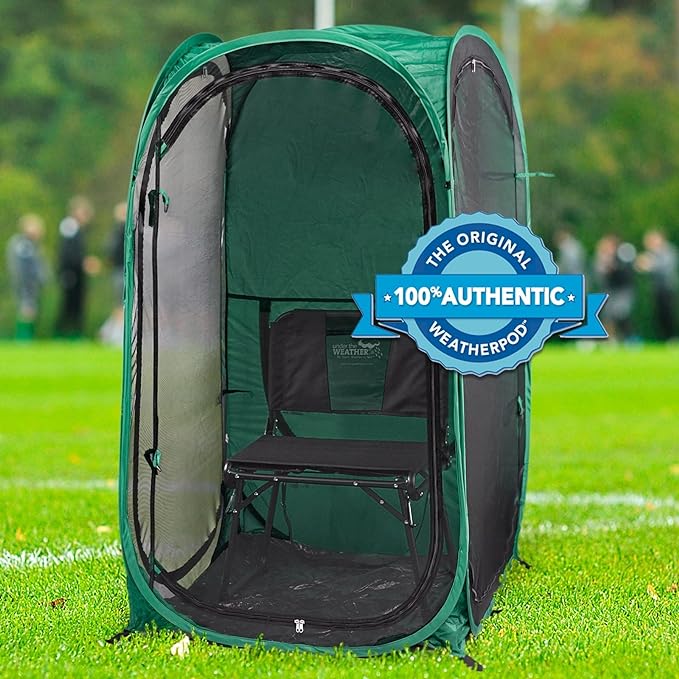 WeatherPod® The Original Shark Tank MyPod™ Mesh 1-2 Person Pop-Up Screen Pod - Keeps Out Bugs, Mosquitos, and Harmful UV Rays - UPF 50 for Maximum Protection from The Sun
