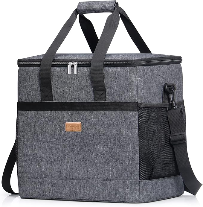 Lifewit Cooler Bag 30/50/60 Cans Collapsible and Insulated Large Lunch Bag Leakproof Soft Cooler Portable Tote for Camping/BBQ/Family Outdoor Activities