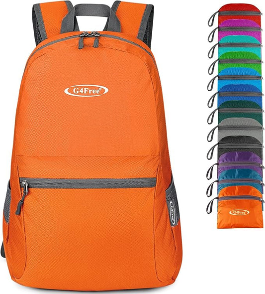 G4Free 20L Lightweight Packable Backpack Travel Hiking Daypack Foldable Backpack for Men Women