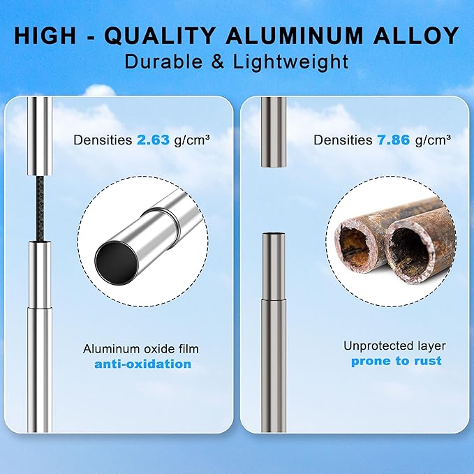 ihuan Beach Tent Sun Shelter 11X11FT UPF50+ with 4 Aluminum Foldable Poles, Easy Setup Outdoor Shade Canopy for 8 Person, Cool Cabana for Fishing, Family Trips, Backyard Picnics