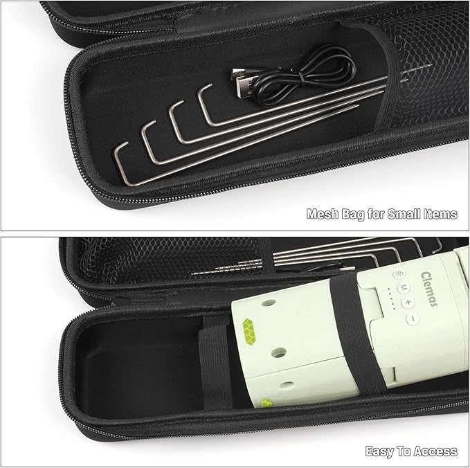 Storage Case for Clemas, BougeRV, SakerPlus, and DUSKTEC Telescopic Camping Light and Led Multifunction Magnetic Lanterns, Rechargeable Outdoor Camping Lantern Bag-(Box Only)