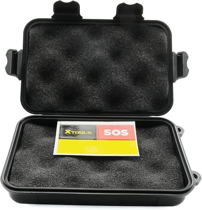 DGZZI Outdoor Waterproof Airtight Shockproof Plastic Survival Container Carry Box with 2 U-Shape Buckle Storage Case