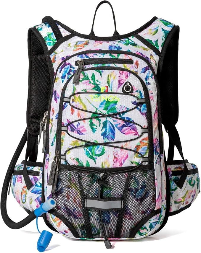 Hydration Pack Backpack with 3L Water Bladder for Men & Women, Hiking Daypack with Thermal Insulation | Running, Cycling, Camping, Skiing, Outdoor Activities
