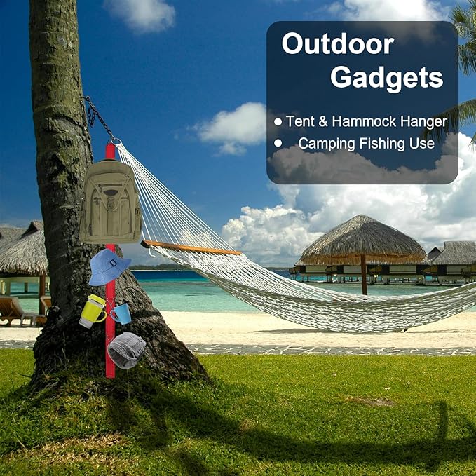 Hockey Drying Rack,Hockey Equipment Gear Drying Rack,Portable Sports Gear Organizer Hanging Straps with 5 Hooks,Ice Goalie Hockey Gifts For Boys Football Baseball Catcher.Outdoor Camping Must Haves