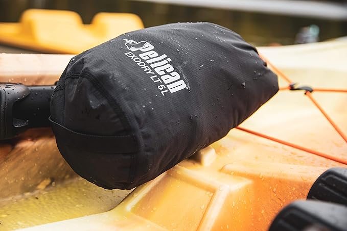 Pelican Sport - Extremely Compact - Lightweight and Waterproof - Roll Top Dry Compression - Keeps Gear Dry for Kayaking, Boating, Beach, Rafting, Hiking, Camping and Fishing