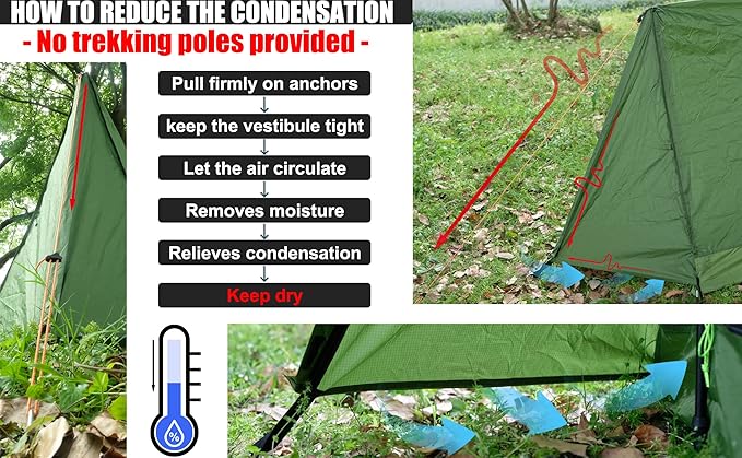 2-Person Trekking Pole Tent for Backpacking - Ultralight A-Frame Backpacking Tent, Two Person Waterproof Hiking Tent for Camping, Lightweight Camping Tent for Scouts, Trekker by Underwood Aggregator
