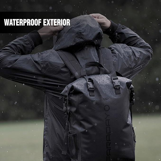 Waterproof Faraday Dry Bag - 17L Backpack - Fast, Easy Access for Device Shielding - Protect Data and Devices from Hacking, Tracking, EMP