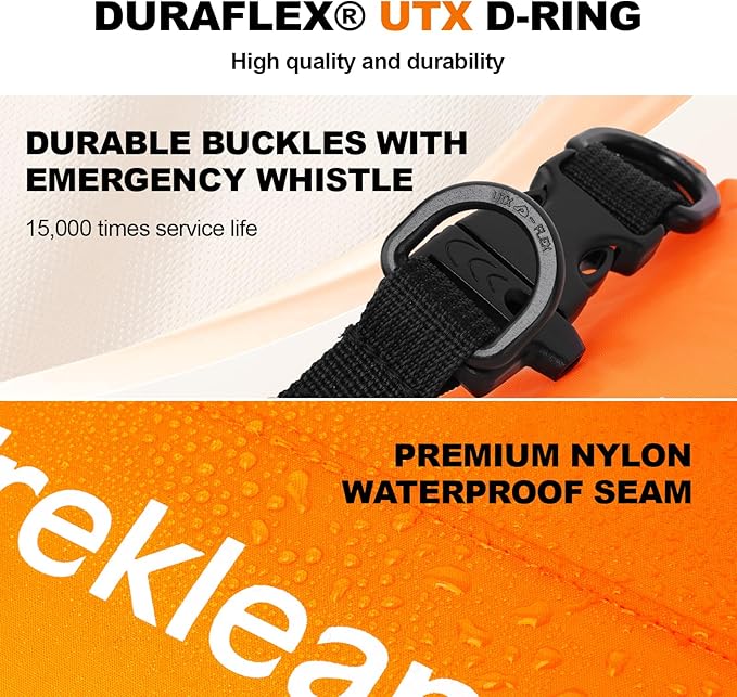 Dry Bag, Waterproof Floating and Lightweight Dry Bags, Roll Top Sack Keeps Gear Dry, for Kayaking, Rafting, Boating, Swimming, Camping, Hiking, Beach, Fishing outdoor