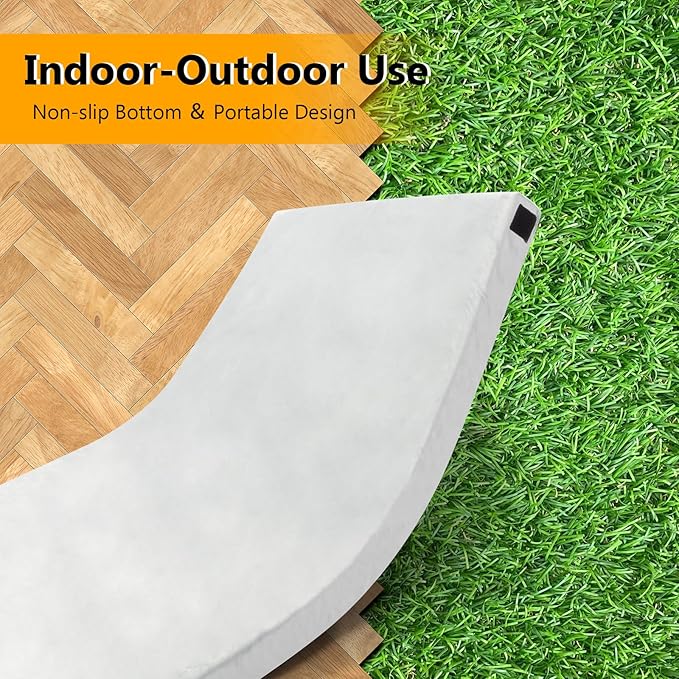 Outvita Sleeping Pad, Portable Camping Mat, CertiPUR-US Memory Foam Camping Mattress, Roll Up Floor Bed for Tent, Cot, Truck, Car, Outdoor Travel w/Portable Bag (3" with Pillow / 2.5" Without Pillow)